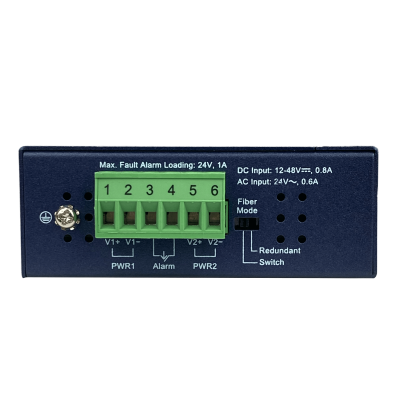 IGS-620TF PLANET 4 Puertos 1000 2 Puertos SFP Conmutador Industrial no Gestionable Carril DIN 12-48VDC 24VAC
