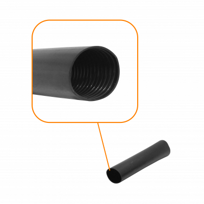RTN30 30mm 15cm 1,5mm Negro Termo Contractil Termoretractil Rigido para Mufa