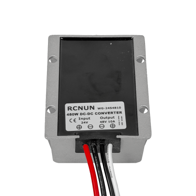DCDC24-48V-10A Transformador 480W Entrada:20-32VDC Entrada:24VDC Salida:48VDC 10A IP68 Elevador Step Up Boost