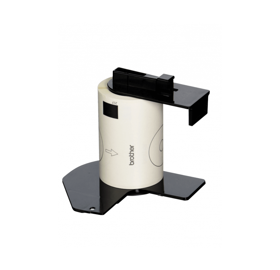 DK1207 Brother 58mm-Diámetro 100-Etiqueta/CD-DVD Plastificado Blanco para QL-700