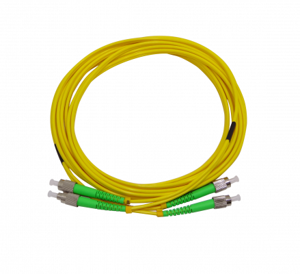 JFSHH5 5mt FC/APC-FC/APC MonoModo SM Duplex Jumper Cable Fibra 9/125um 3mm