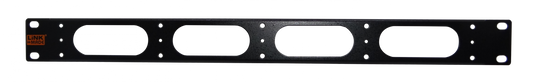 RAP-1A LINKMADE Panel Ciego para Rack de 1U con Ventilación, fabricado en Acero, color Negro