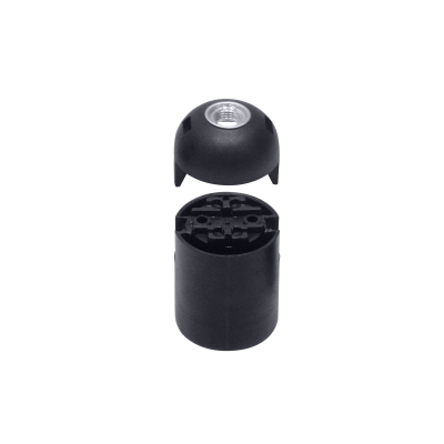 SOQ-E27-N Portalámparas volante E27 negro REMA, 150 W, 250 VCA