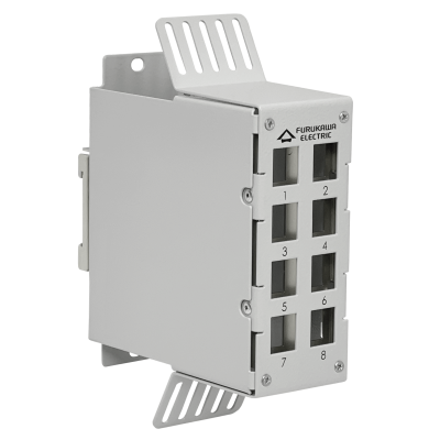 PPF-8DIN FURUKAWA Req-8-Keystone Patch Panel Riel-Din Vacio Metal 8P 35150333