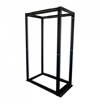 RK32-BBLW. Bastidor de 4 columnas ajustable de 60 a 100 cm, 32U, marca LINKMADE