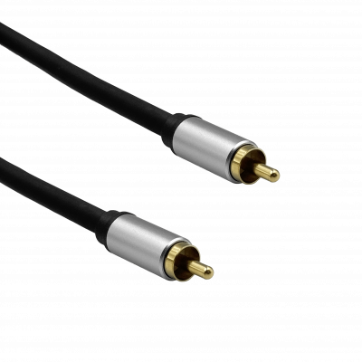 AV-1R1 Cable de Audio y Video 1x1 RCA Macho a RCA Macho de 100cm (1 metro)
