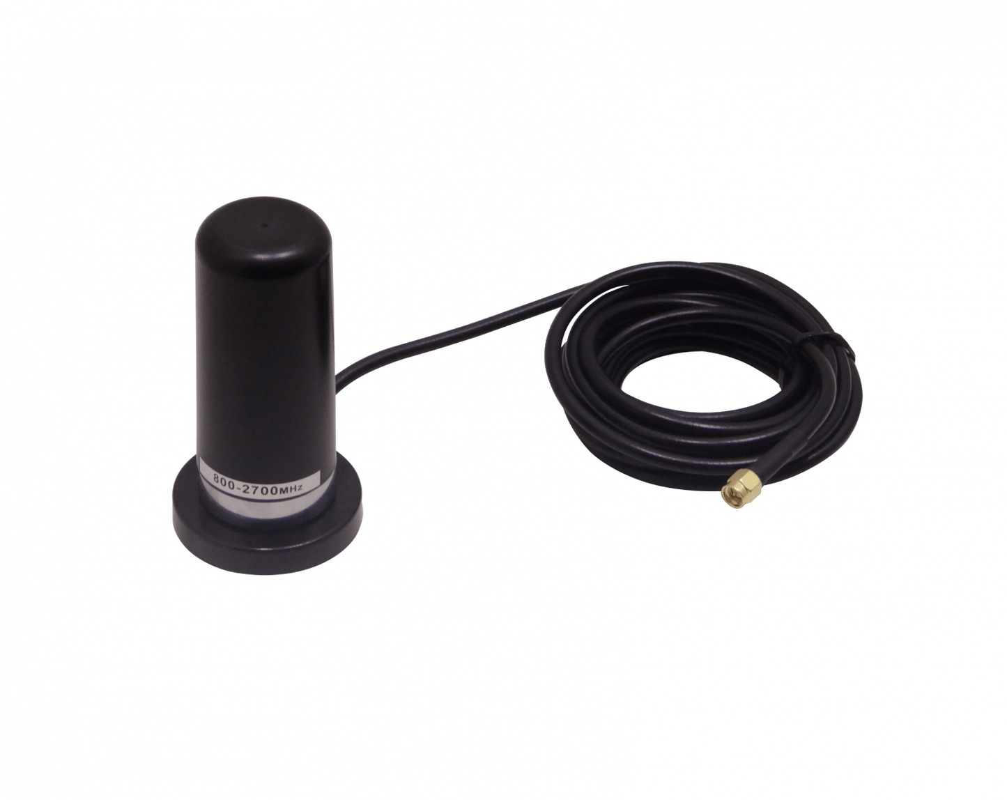 NMO-SMA-A Antena Omnidireccional 5dBi 824-960/1710-2700MHz 4G .SMA-M 3mt Base Magnética NMO