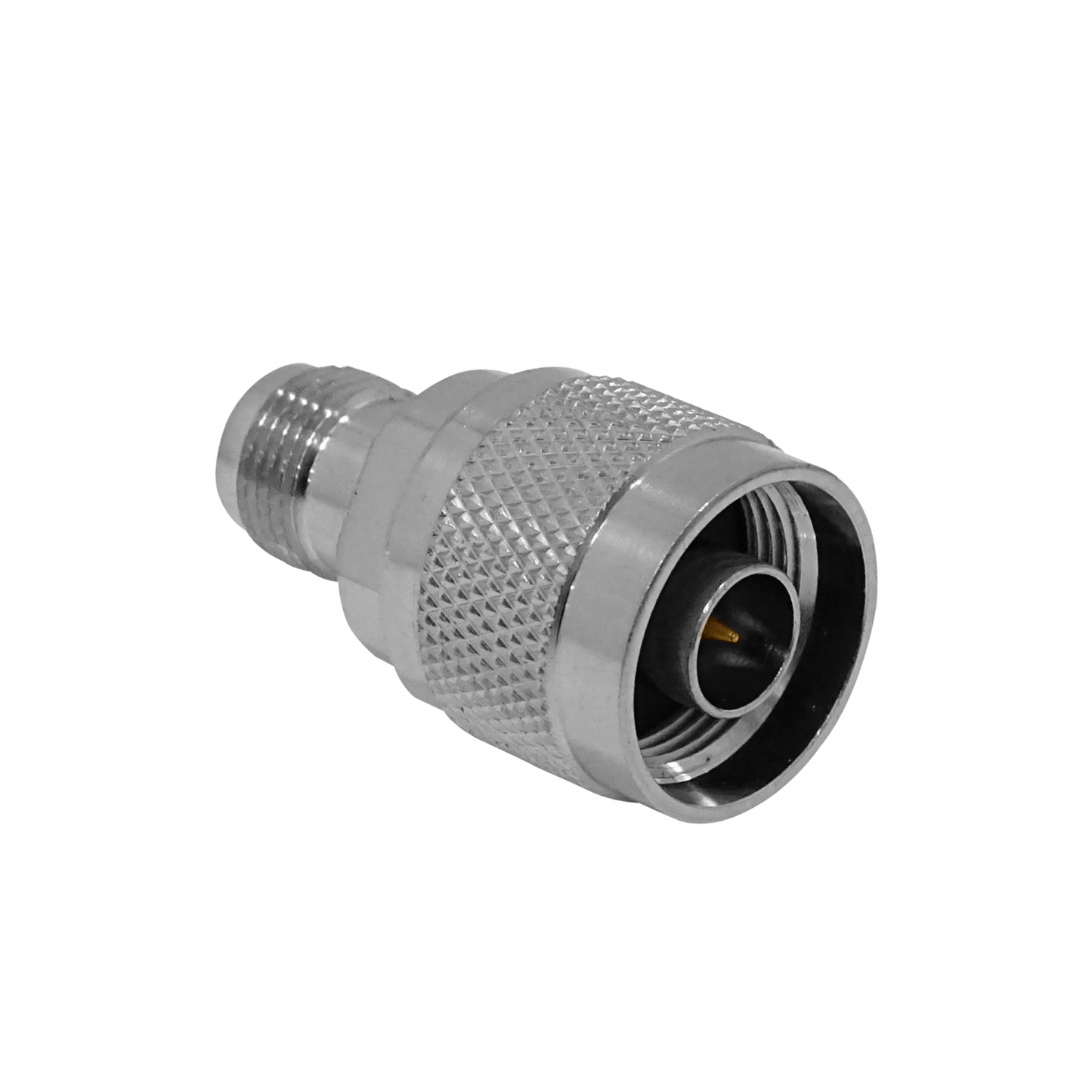 NMTH Adaptador coaxial de conexión recta, conector N-Macho a TNC-Hembra