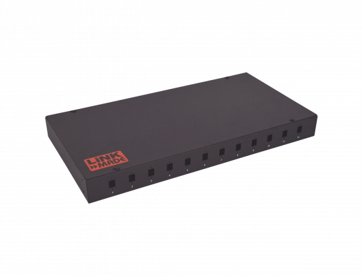 CFR12CL LINKMADE PANEL FIJO 12-SC 24-LC DISTRIBUIDOR DE FIBRA 1U REQUIERE ACOPLADORES RECTANGULARES
