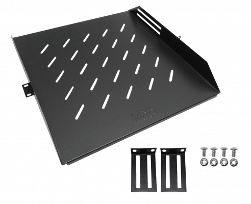 RB1-CA5VL LINKMADE Bandeja Central Ventilada Ajustable de 1U con 50cm de Profundidad Negra