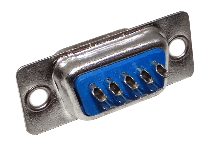 DB9-H Conector Hembra D-Sub de 9 Pines Soldable para Cable req/DB-CAP DE-09/H 31mm