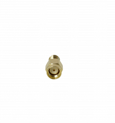 RMSH Conector RPSMA-Macho a Conector SMA-Hembra Adaptador Acoplador Coaxial