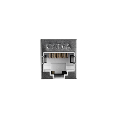 RJ45-CU UBIQUITI 1 Unidad Acoplador Cat6A RJ45 Blindado Hembra-Hembra Empalme
