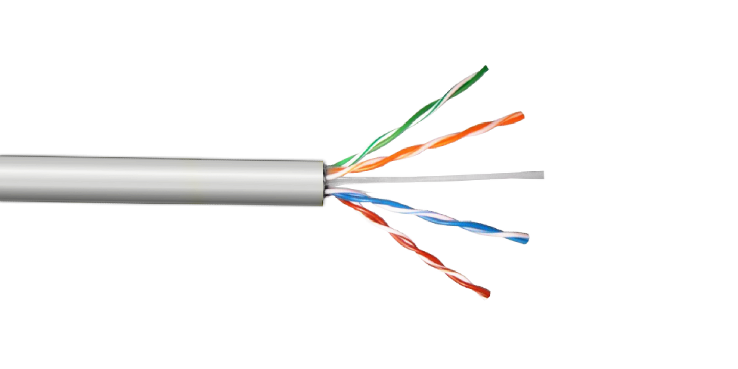 CBL-MG3 LINKMADE Cable de red UTP multifilar de cobre Cat5E gris para conexión, 300 metros