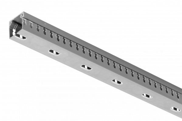 RAD-E2 Conducto Ranurable 2mt x 25x25mm Gris destinado a Cuadro Eléctrico
