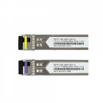 S-4554LC120 1-LC 120km Par SFP WDM Bidireccional 1550nm/1490nm 1,25Gbps 1.25g