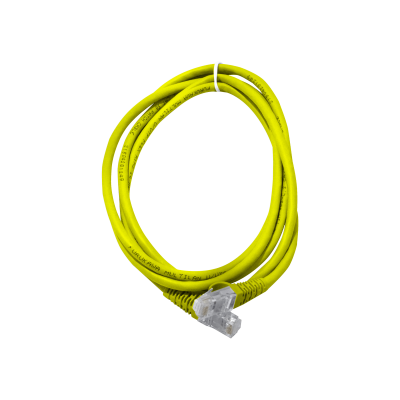 CPM-2F FURUKAWA Cable de parcheo RJ45 Multilan Cat5e U/UTP CM color amarillo, 2 metros, código 35103803