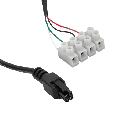2X2-4P TELTONIKA Cable de Alimentación 193-200cm Microfit-2x2 con-bloque 4-pin PR2FK20M