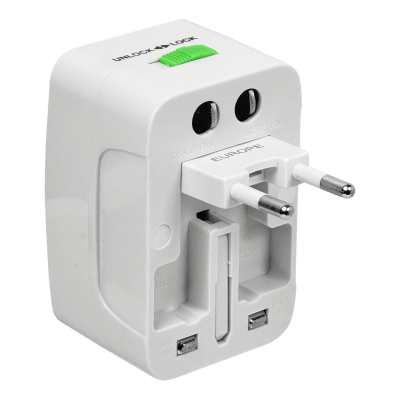 ADAPTAUNI Adaptador de Viaje Universal 125/250V 6/13A
