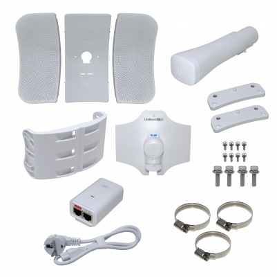 LBE-5AC-LR UBIQUITI 26dBi LiteBeam-AC 5150-5875MHz 25dBm 1-1000 incluye-PoE24V Generación 2