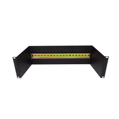 RKDIN-3U Bastidor 3U-Rack con-Perfil 30cm Carril-DIN 308mm p/Dispositivos Automatizados Industriales