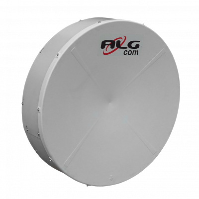 UHX-32 ALGCOM Antena integrada aislada y radiante 5GHz Longitud 0,9m Ganancia 30-33dBi Rango extendido 4,9-6,4GHz Configuración 2x2 Conectores 2-RPSMA-H