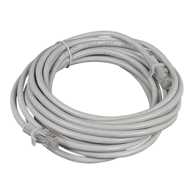 CPG-5C 5mt PatchCord 1-unid CCA sim-CAT5E UTP Gris RJ45 Inyectado 03430
