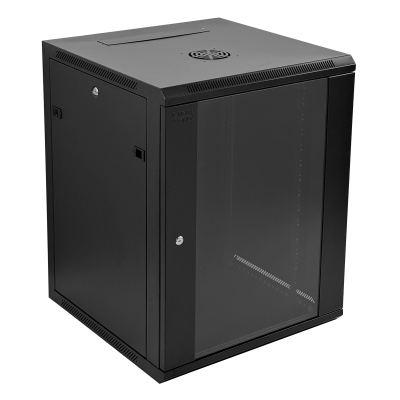 RK15-6L LINKMADE 15U 60CM-FONDO NEGRO INC-2U RACK PARED