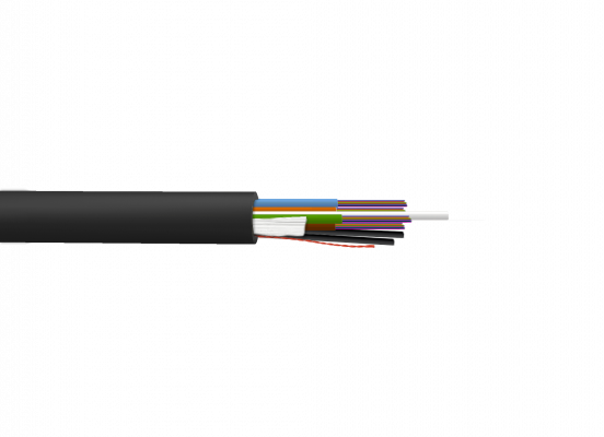 CFSJ48 SM 48-Fibras-G652D LSZH 10mm 2-FRP-2,5mm Cable Monomodo x-mt 2km s/gel