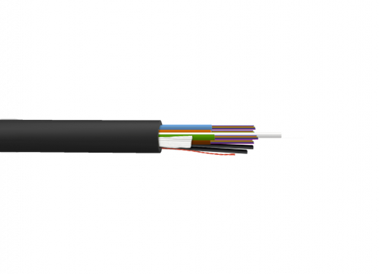 CFSJ48 SM 48-Fibras-G652D LSZH 10mm 2-FRP-2,5mm Cable Monomodo x-mt 2km s/gel