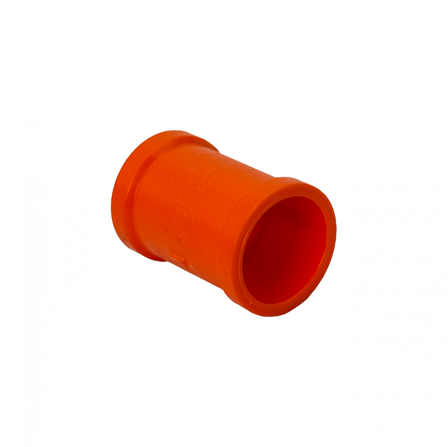 NVC20-CP 20mm Acoplador PVC para Tubería Naranja Certificación SEC