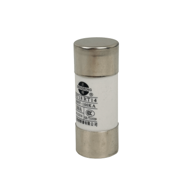 FUSE-100C Fusible Cilíndrico 100A 22x58mm 380V 100KA Longitud-58mm Diámetro-22mm