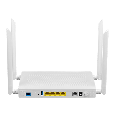 SG8160 ONU WiFi6 necesita-12VDC XPON 4-Puertos-1000 1-RJ11-FXS SC/UPC AX1800 4-antenas-integradas