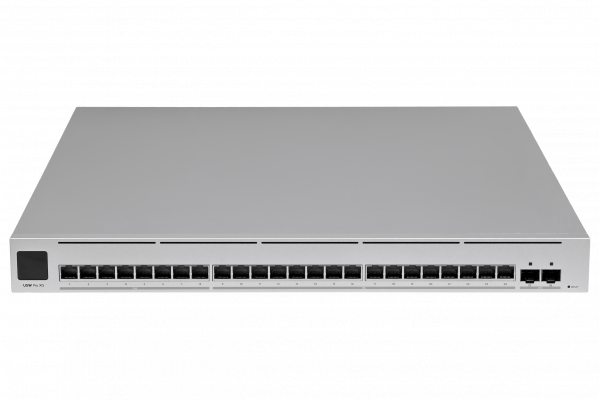 USW-PRO-XG-24 UBIQUITI 8-2500 16-10G 2-SFP28 Conmutador UniFi para Rack Administrable-Capa-3 opcional-USP-RPS