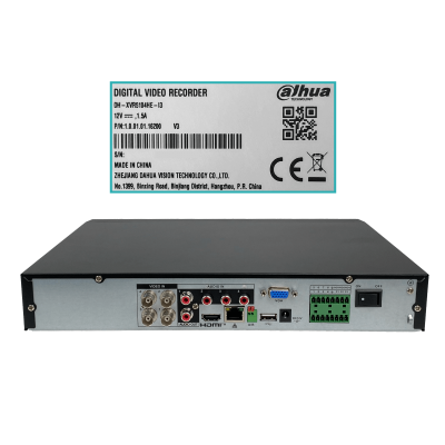 XVR5104 DAHUA XVR 4-BNC-H 4-RCA-H HDMI VGA LAN USB IP 5MP regle-alarma 1xSATA
