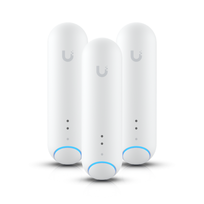 UP-SENSE-3 UBIQUITI Paquete de 3 Sensores Múltiples con Detección de Movimiento 5m, Magnético, Acelerómetro, Temperatura, Humedad y Bluetooth 15m, Incluye Batería CR123A