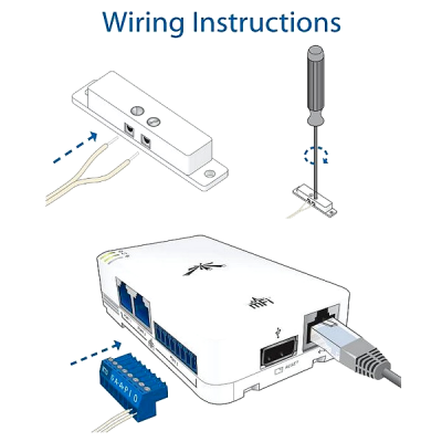 MFI-DS UBIQUITI SENSOR DE PUERTA MFI 20MM SPST MAGNÉTICO INCLUYE-CABLE-5MTS