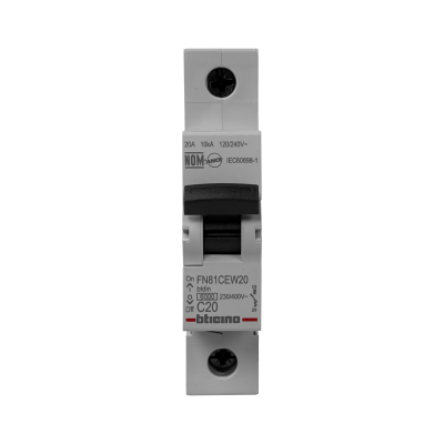 AUTOMATICO-20A Unipolar 20A 10kA 230/400V Interruptor Automatico Termomagnetico C20