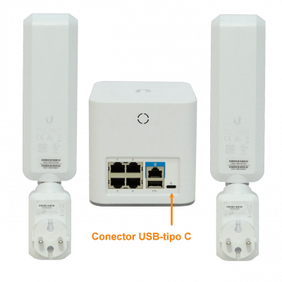 AFI-HD AmpliFi 2-Repetidores 5-1000 USB Enrutador-HD Malla AC1300 N450 1750mbps 26dBm
