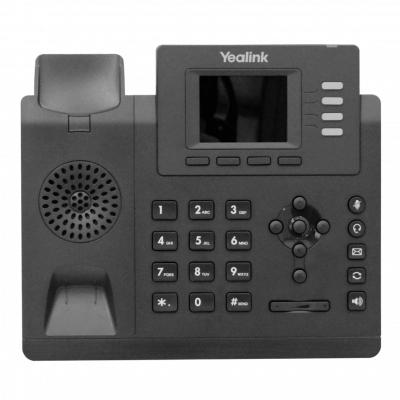 SIP-T33G YEALINK Pantalla-2,4p-Color 4-Cuentas-SIP 2-Puertos-LAN-1000 PoE-af Conector-RJ9-Auriculares Teléfono-VoIP incluye-Fuente-5V