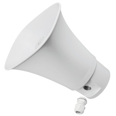 UP-AI-HORN-W UI Alarma Sonora Blanca 15 Vatios 120 Decibelios IP66 10/100 Mbps requiere-Energía Reforzada Unifi Defensa