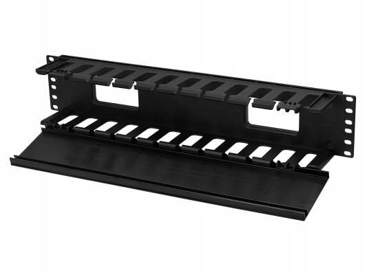 RAD-2L LINKMADE Bandeja de Plástico para Ordenador de 2U, Profundidad 73mm, para Rack de 19 Pulgadas