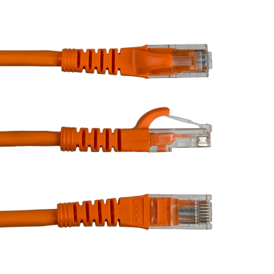 CPB-50L LINKMADE 5mt Cat5E U/UTP Naranjo LSZH Cable Patch Inyectado Multifil