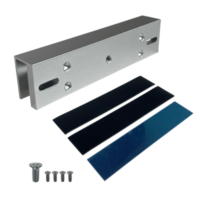 CM-280BU ZK Abrazadera U para Magnético Aluminio 180x38x28mm Cristal