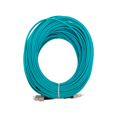 JF3CC40 Fibra Óptica Multimodo OM3 Duplex 40 metros SC-SC 50/125µm 3.0mm LSZH