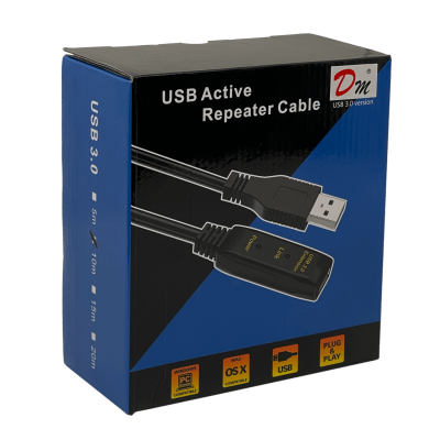 USB3EX10 Alargador USB3.0 10mt A-M A-H AM-AH Extensor Activo Repetidor