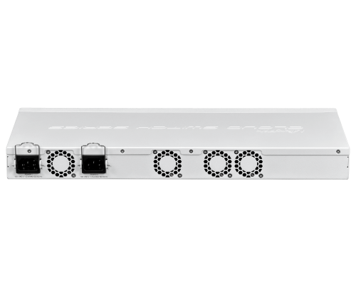 CRS312-4C+8XG-RM Switch MIKROTIK que requiere 2 cables C13 con 8 puertos de 10G, 4 puertos combo SFP+ de 10G y 1 puerto de consola con sistema operativo de licencia nivel 5