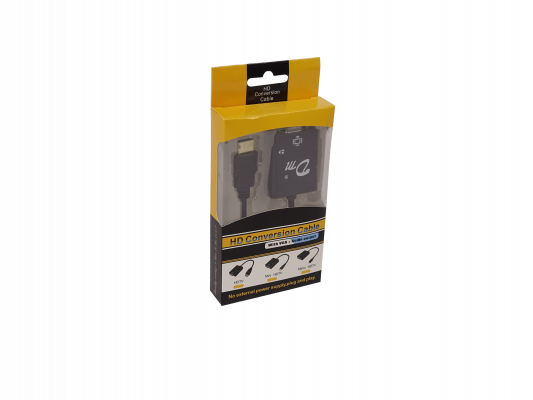HDMIVGA Adaptador Conversor de Video de Entrada HDMI Macho a Salida VGA/DB15 Hembra con Audio Estéreo 3.5mm Macho