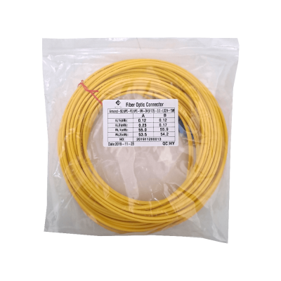 JFSCF15 LSZH 15mt SC-FC Monomodo SM Dúplex Latiguillo de Fibra Óptica 9/125um 3.0mm