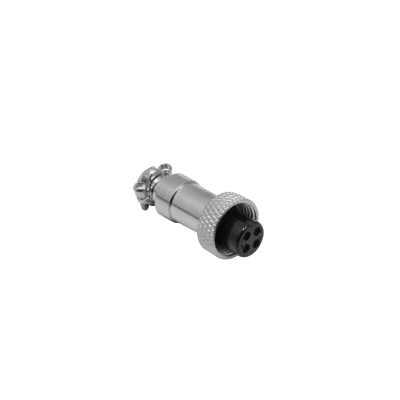 GX12HV-4 Conector volante hembra 4 contactos tipo aviación GX12 soldable